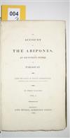 (ARGENTINA.) Dobrizhoffer, Martin. An account of the Abipones, an equestrian people of Paraguay.